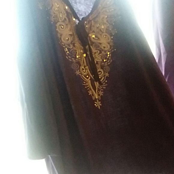 Plus size purple shirt - Picture 3 of 3